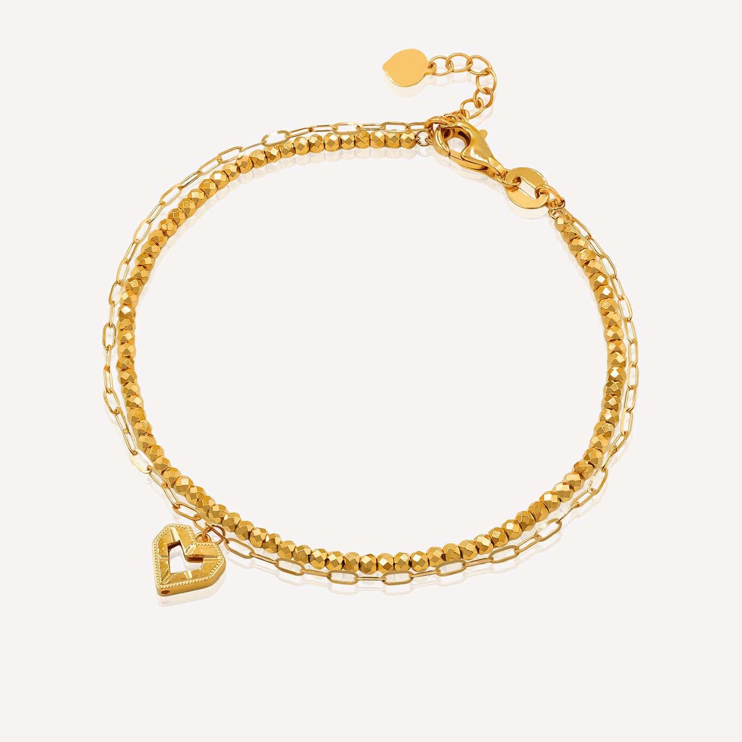 916 Gold 2in1 Love Bracelet