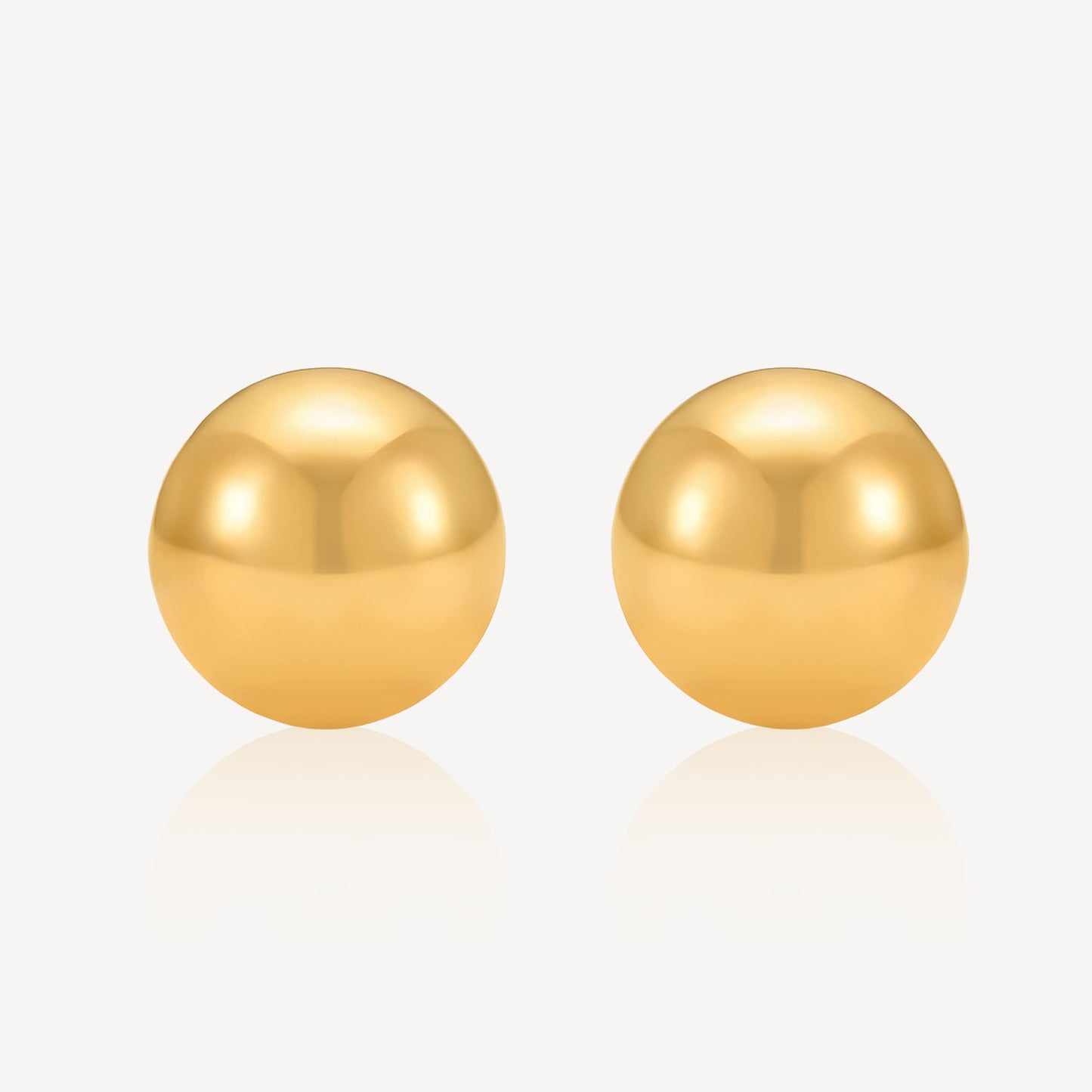 916 Gold Ball Screw Earring