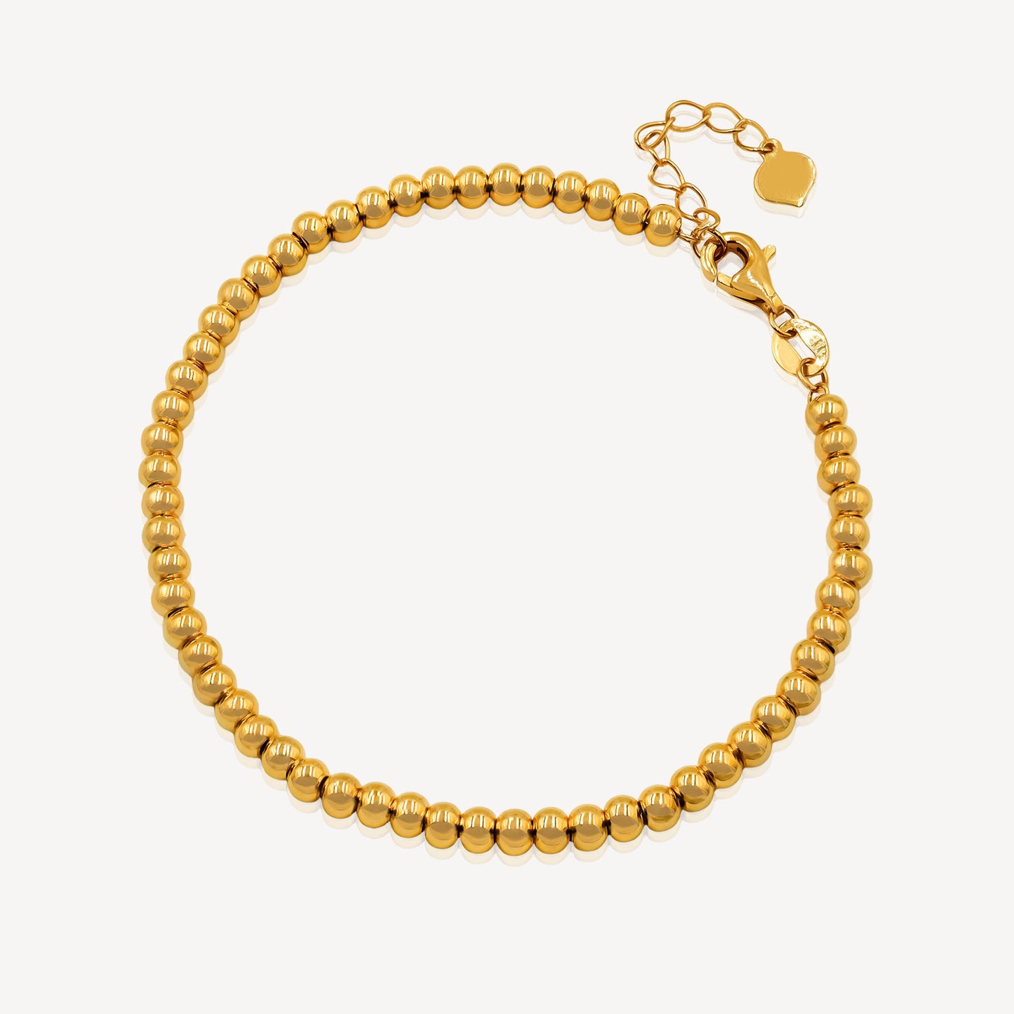 916 Gold Beads Bracelet
