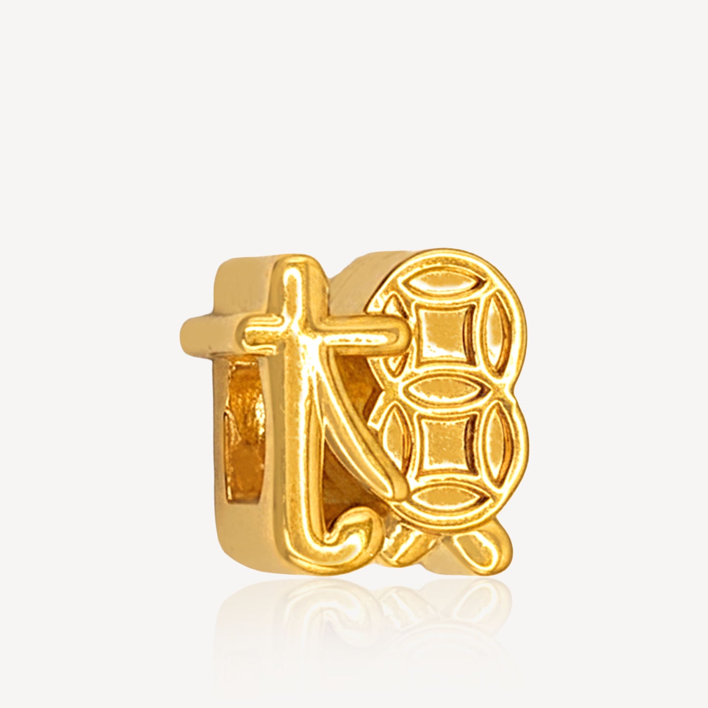 916 Gold Cai Coin Charm