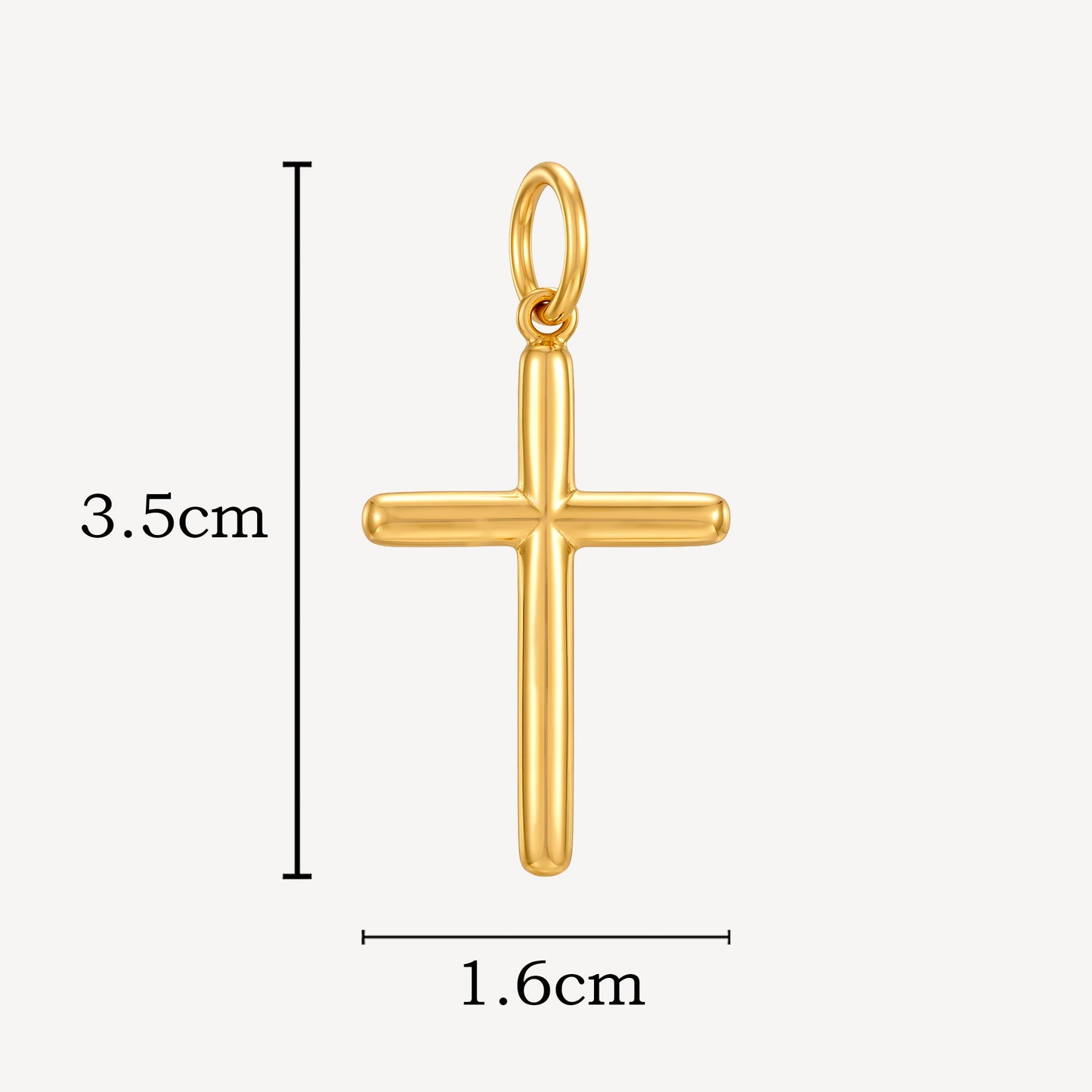 916 Gold Cross Pendant (1)