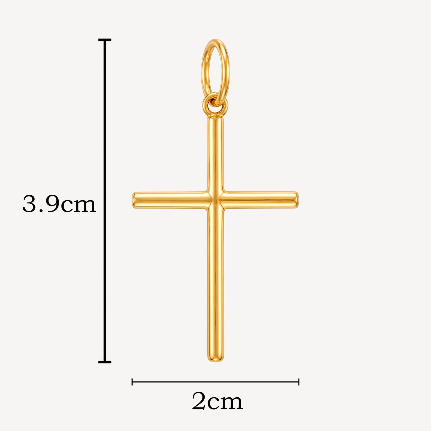 916 Gold Cross Pendant (2)