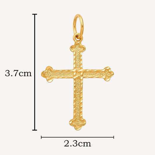 916 Gold Cross Pendant (3)