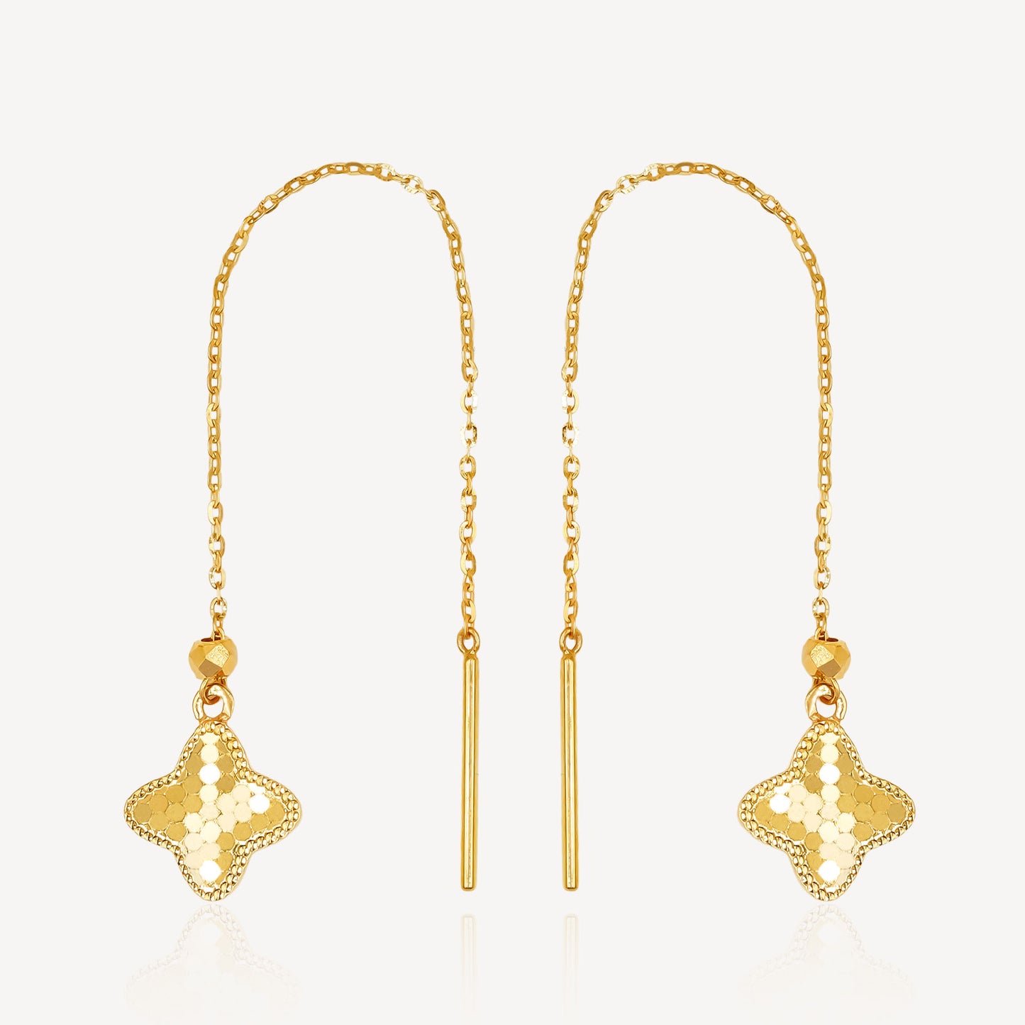 916 Gold Crush Star Earring