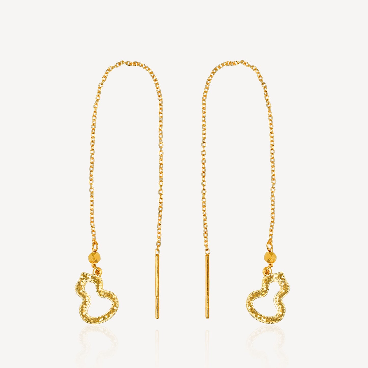 999 Gold Crush Hulu Threader Earring