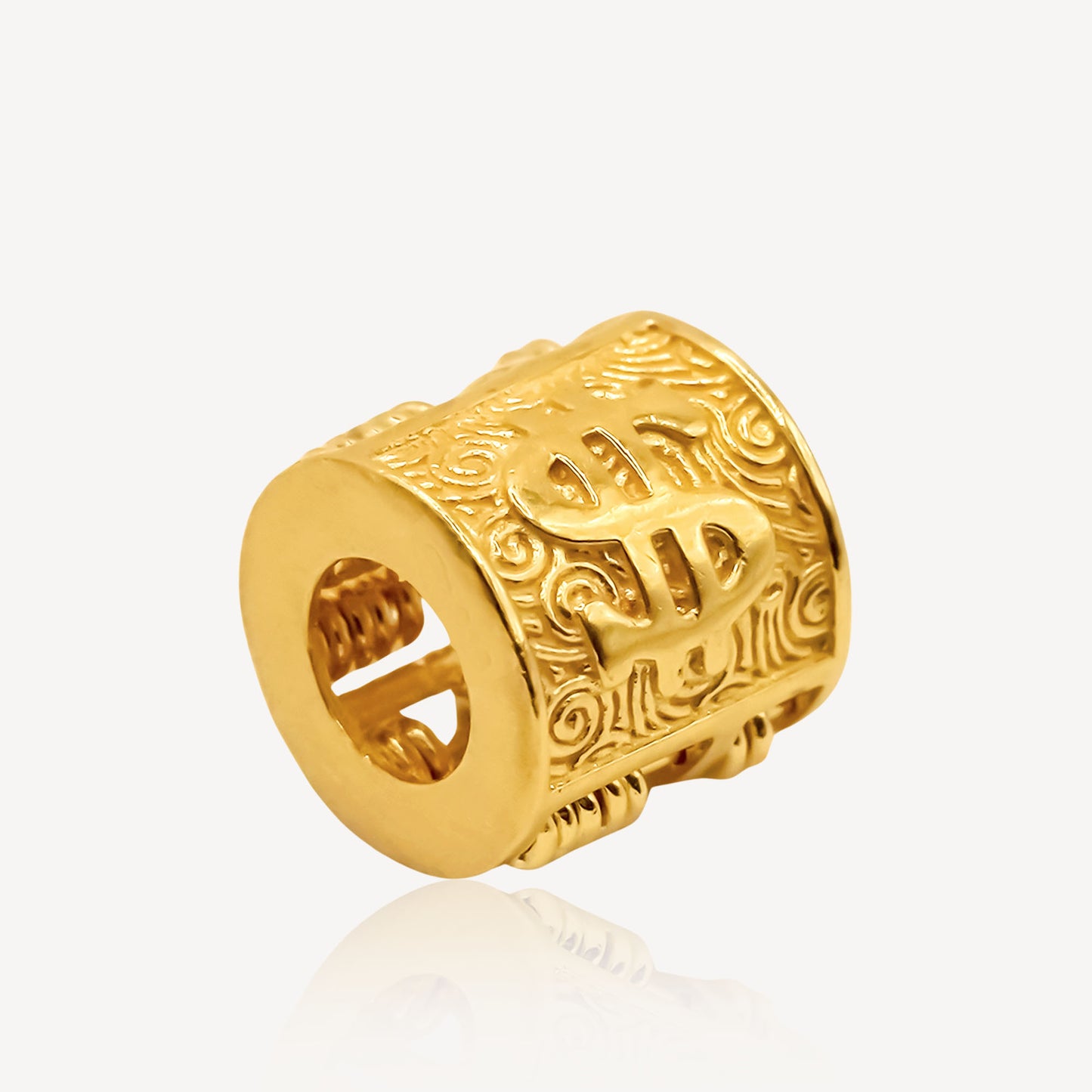 916 Gold Dollar Abacus Charm