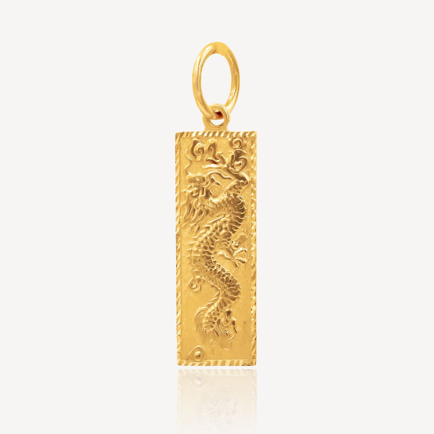 916 Gold Dragon Pendant