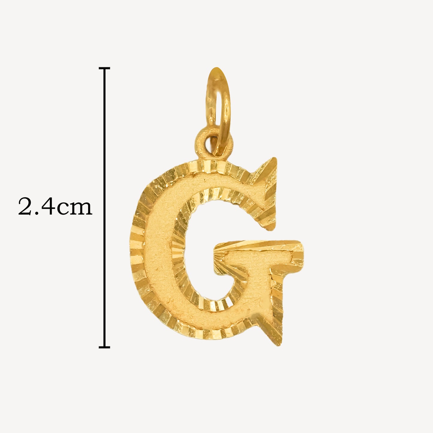 916 Gold G Pendant (Big)
