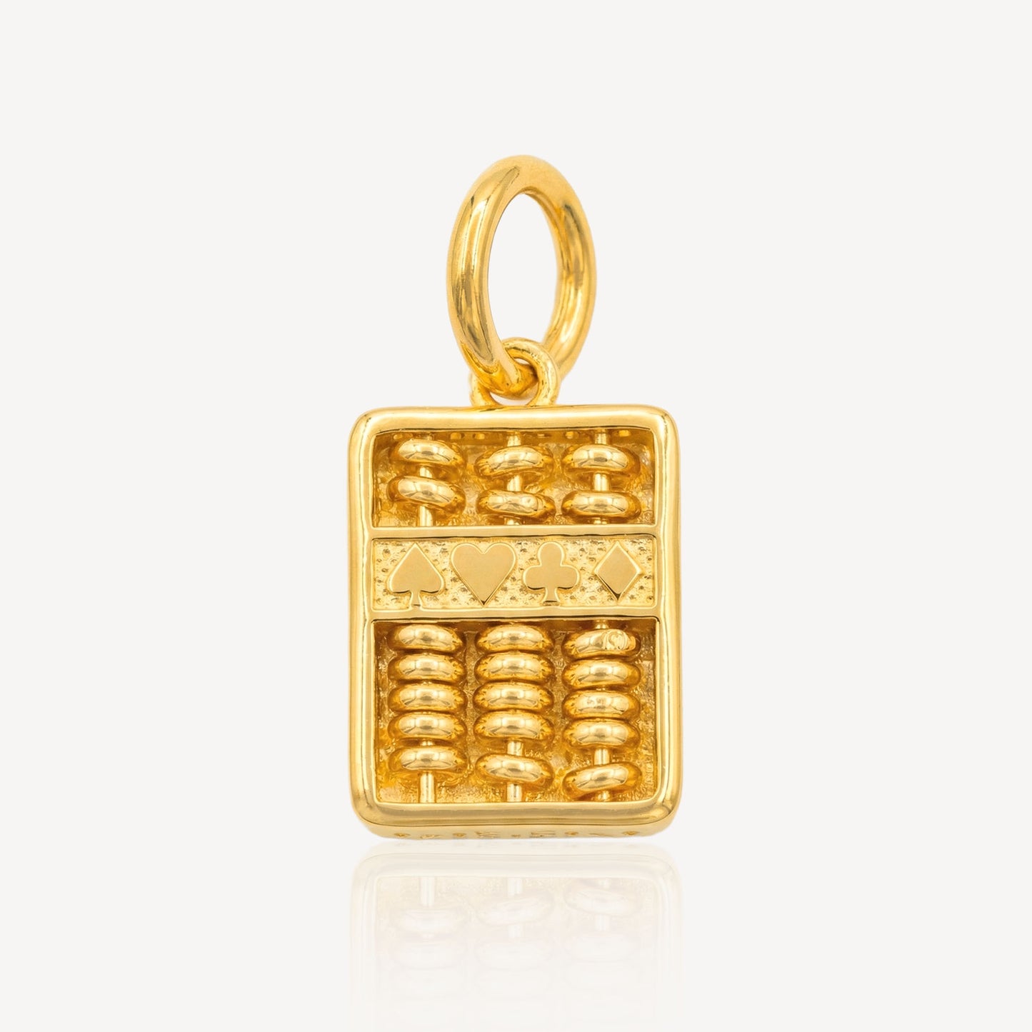 916 Gold Heng Abacus Pendant