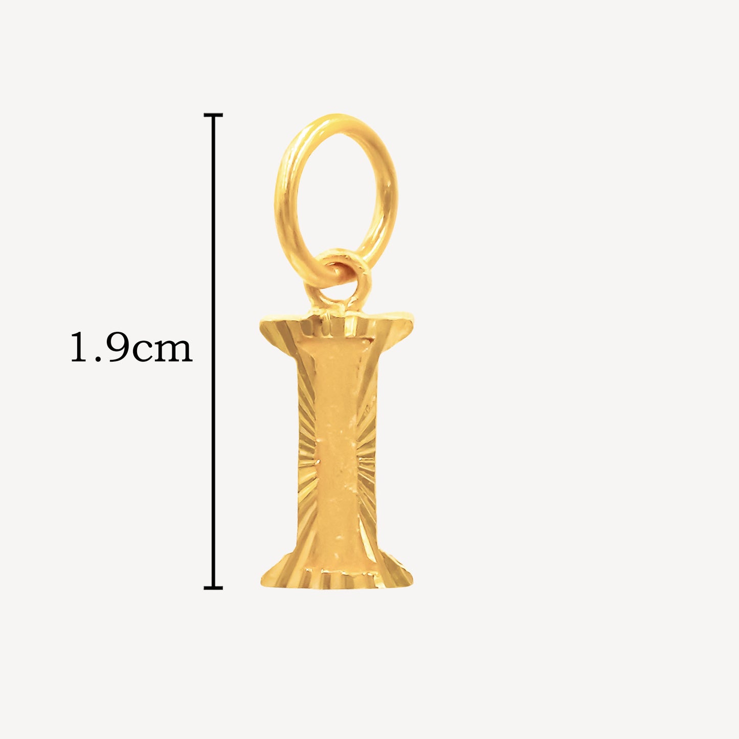 916 Gold I Pendant (Small)