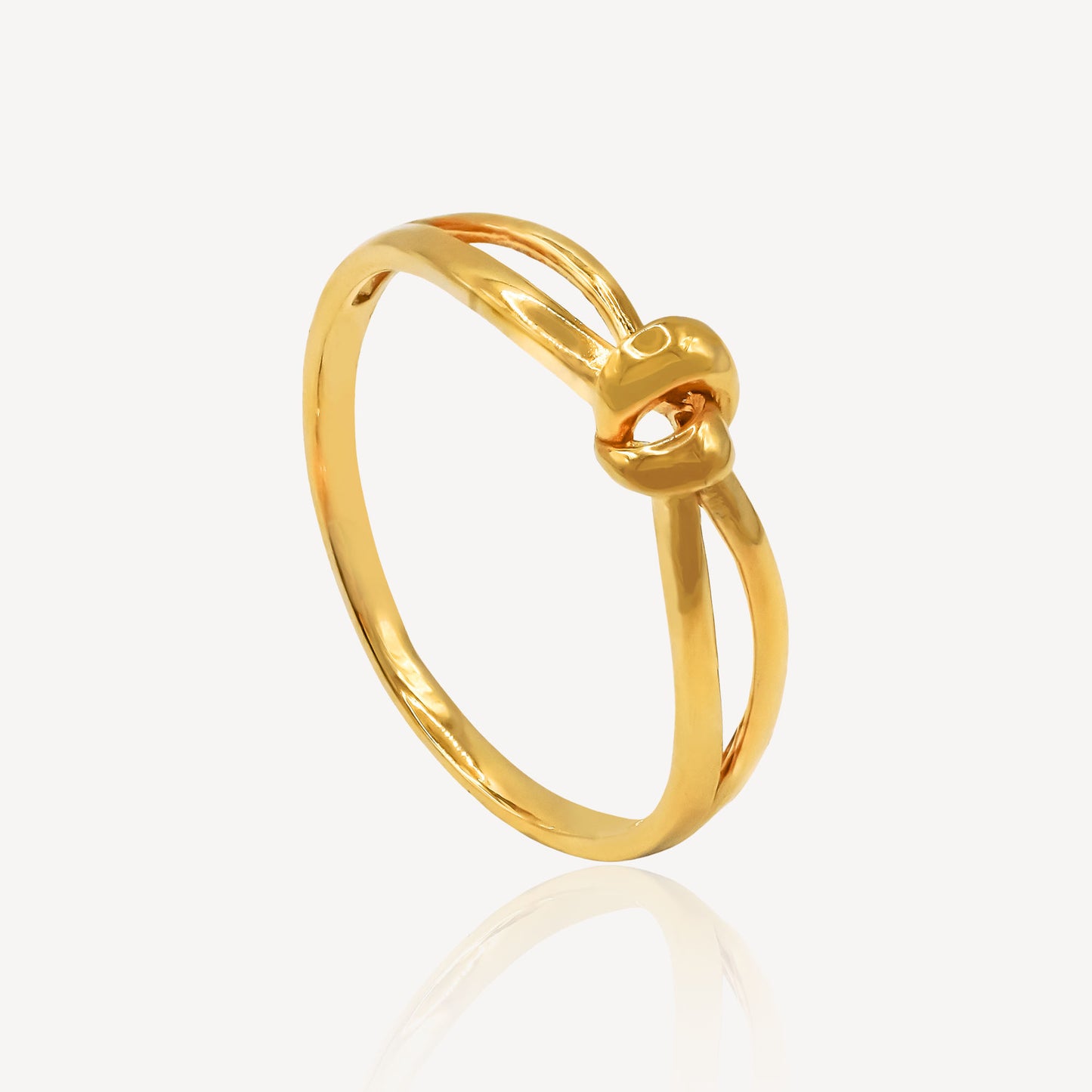 916 Gold Knot Ring