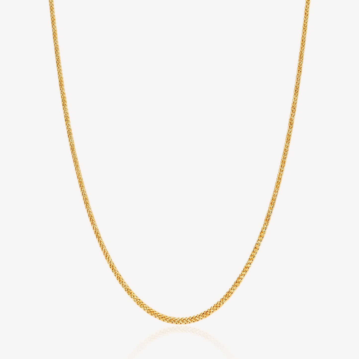 916 Gold Milan Box Chain (Square)