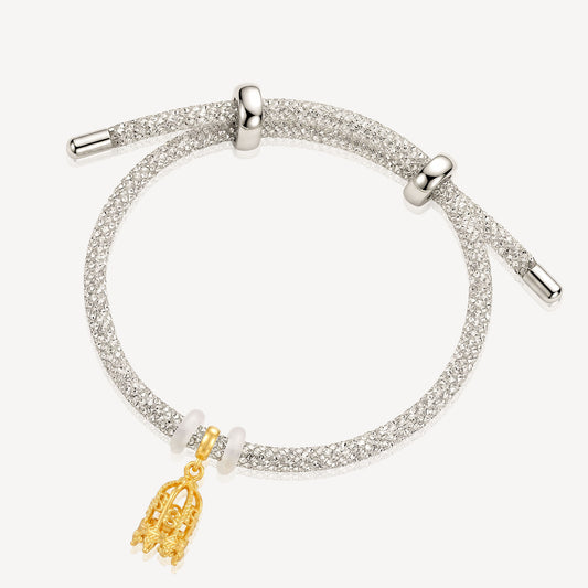 916 Gold Money Cage Charm (FREE SHINY STRING)