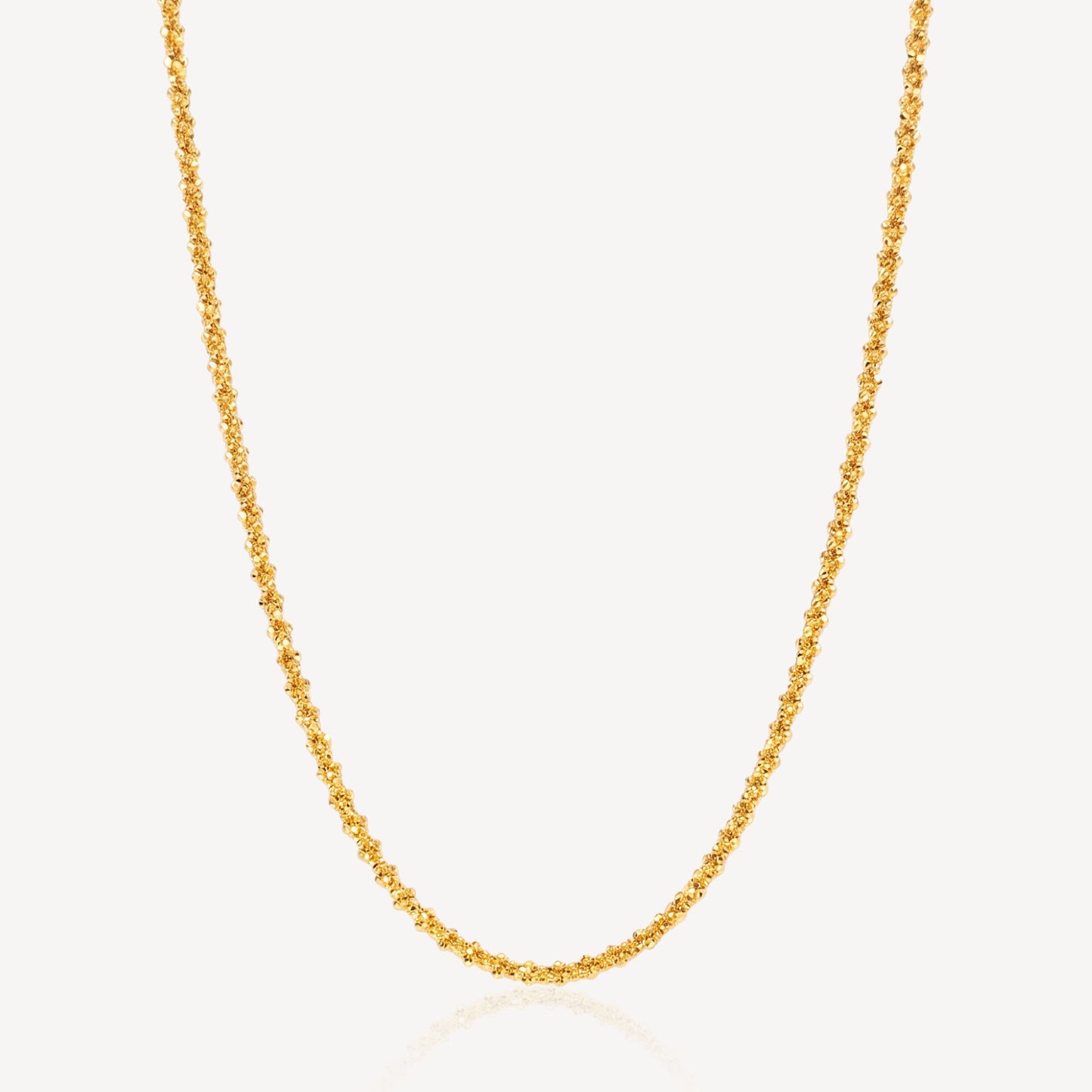 916 Gold Popcorn Chain