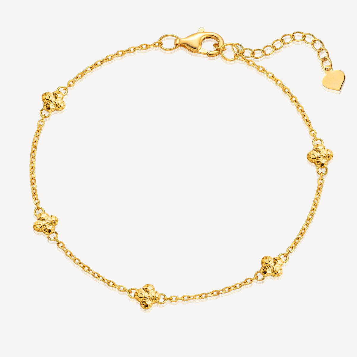 916 GOLD Mini 4Leaf Bracelet