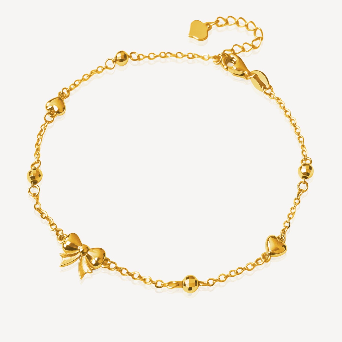 916 Gold Ribbon Bracelet