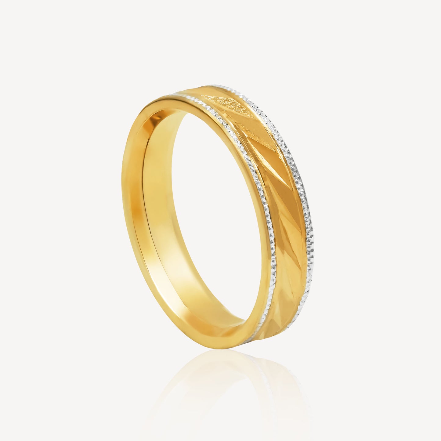 916 Gold 2 Tone Ring