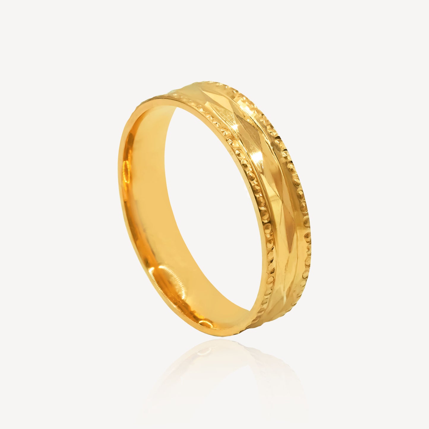 916 Gold Shinny Ring
