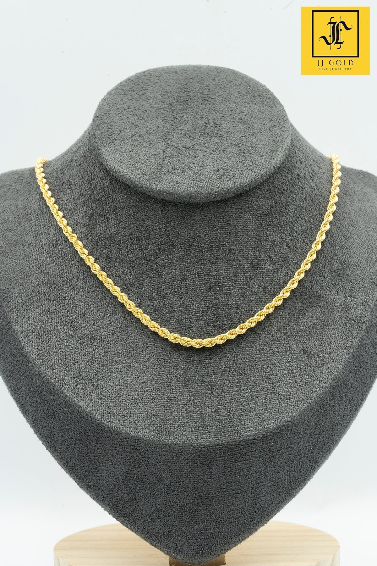 916 Gold Hollow Rope Chain (3.5mm series)