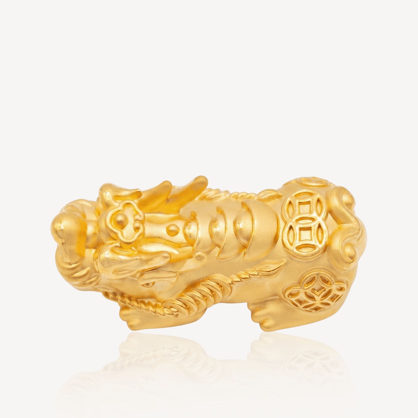 999 Gold 3 Ingot Pixiu Charm