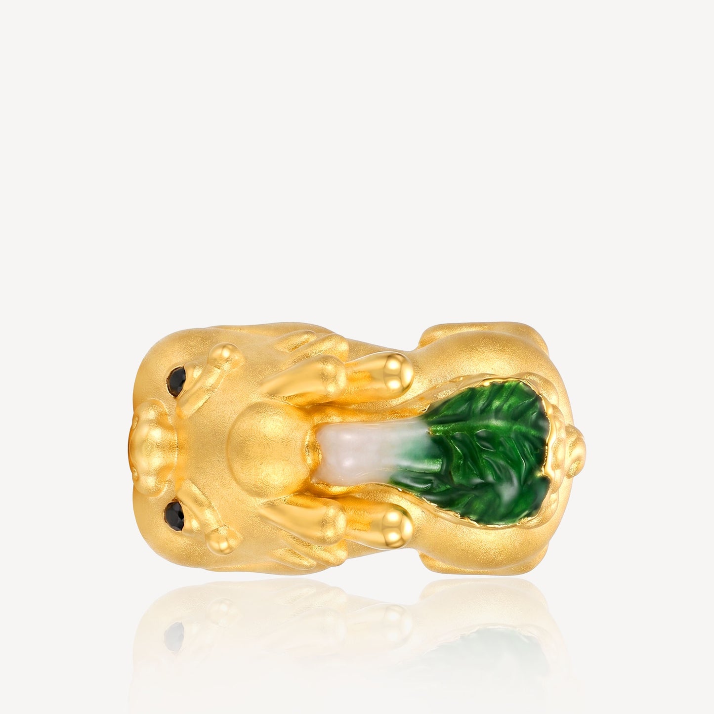 999 Gold BabyPixiu Charm - 白菜(百财)