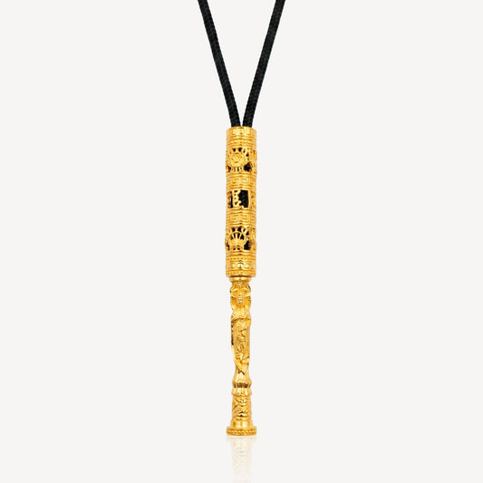 999 Gold Chinese Buddha Necklace