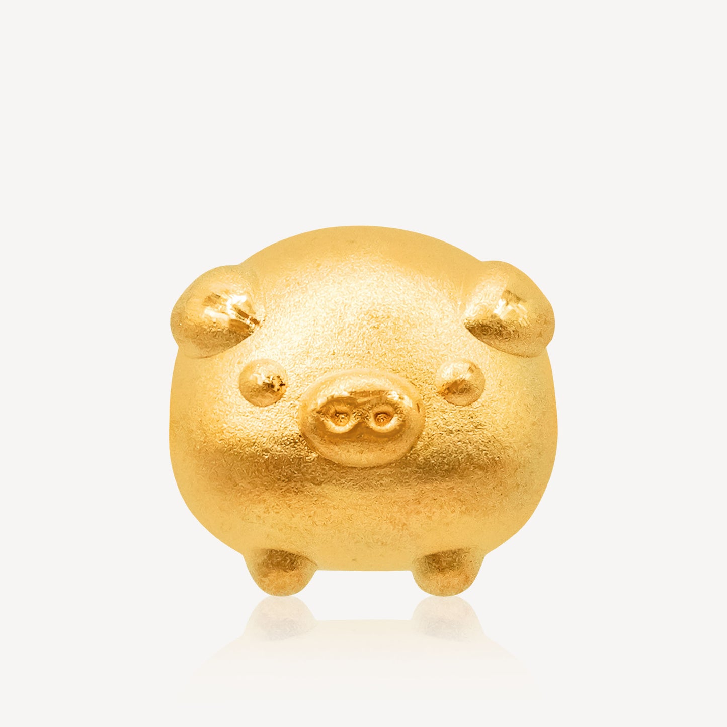 999 足金可爱小猪串饰