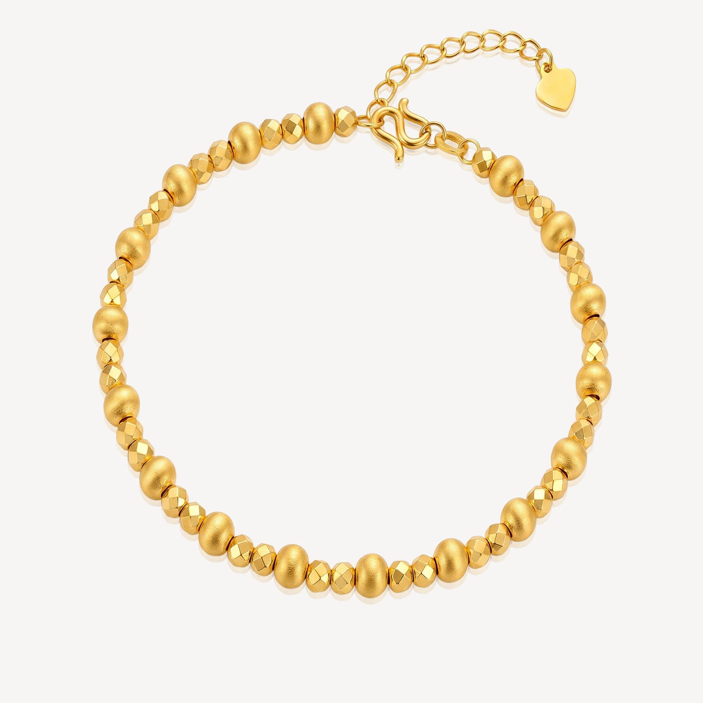 999 Gold Full Disco Ball Bracelet