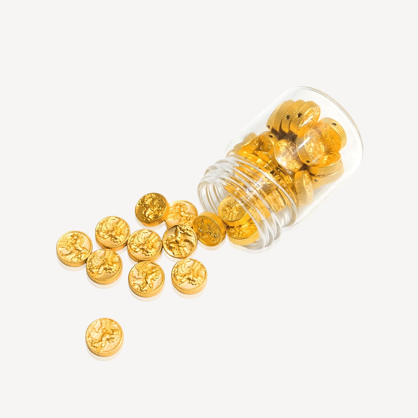 999 Gold Horse Coin Bean