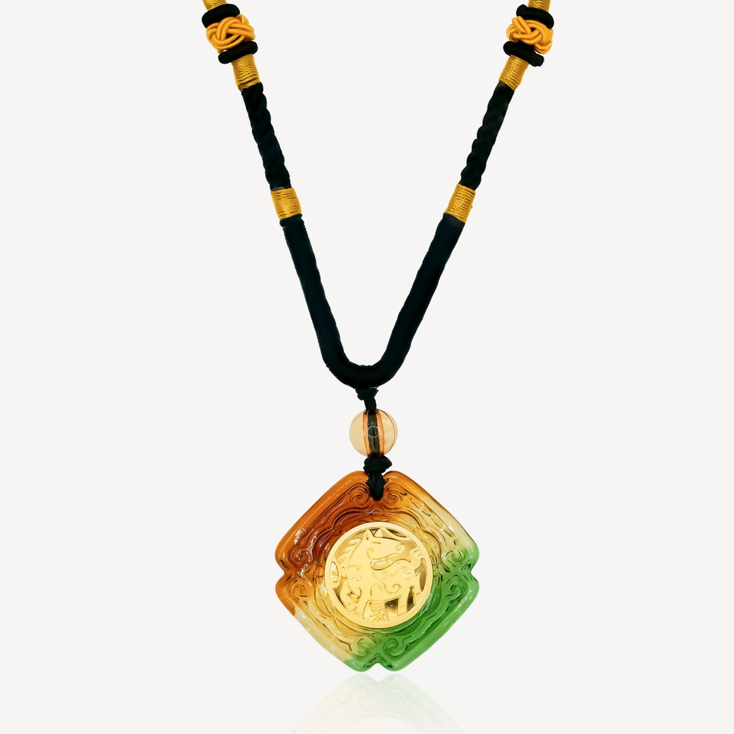 999 Gold 0.25gm Horse Zodiac Necklace