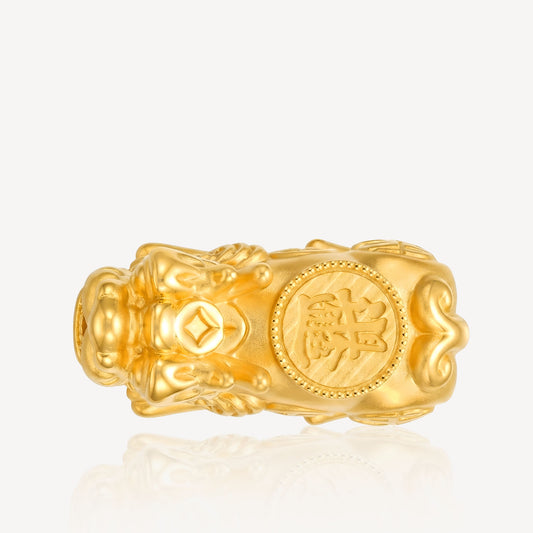 999 Gold Pixiu Charm