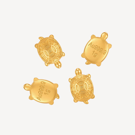 999 Gold Tortoise Gold Bean (FREE RANDOM BOTTLE)