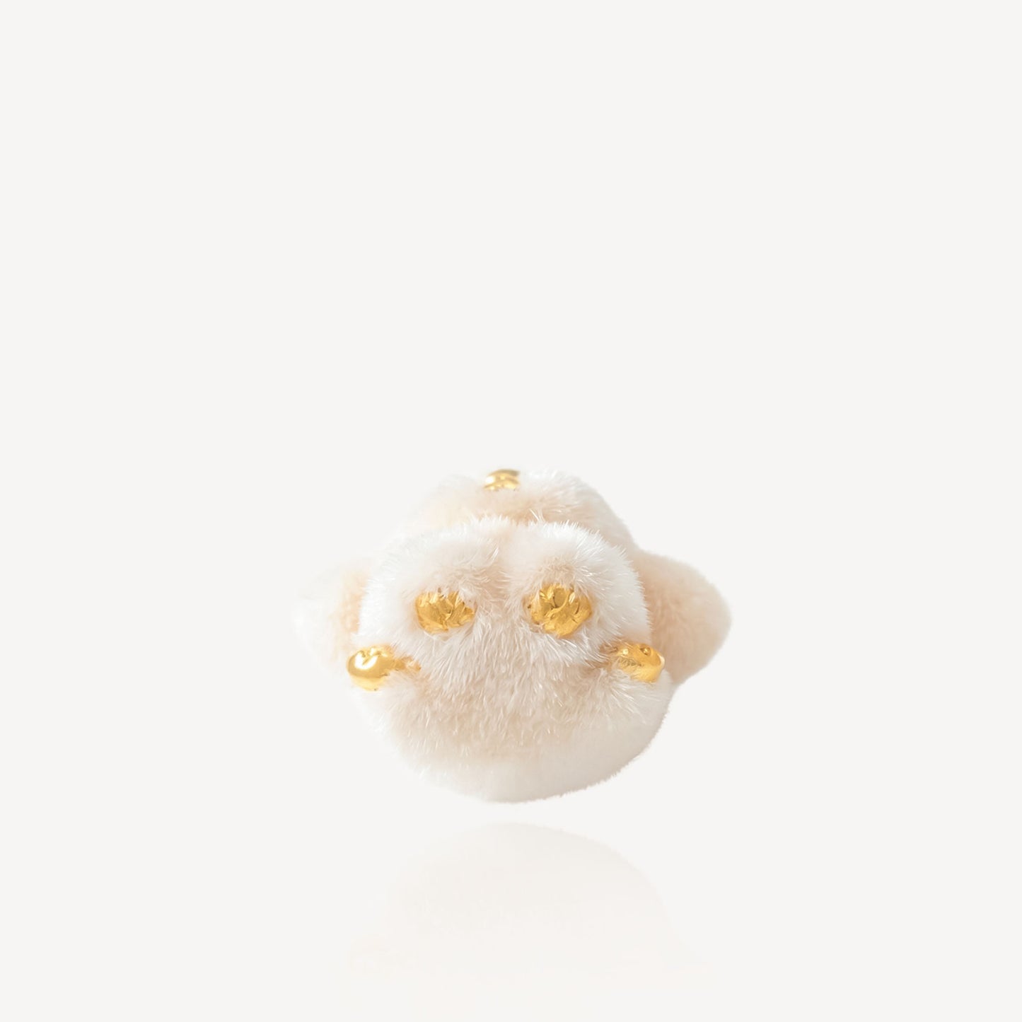 999 Gold 毛绒小狗 Pendant (Small)