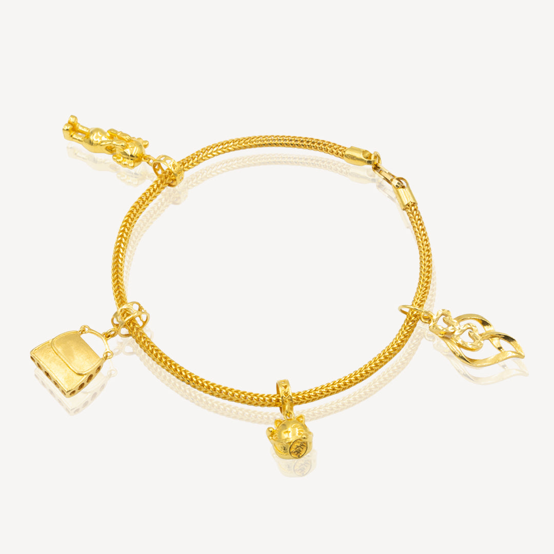 916 gold pandora for woman