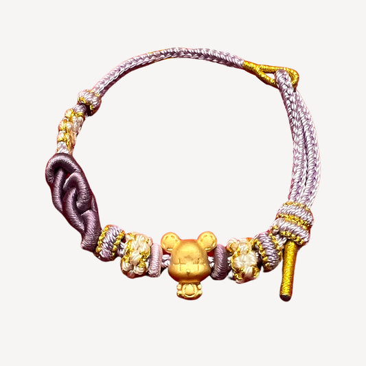 999 Gold Bear-II with Bracelet