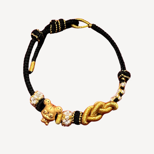 999 Gold Bear-III with Bracelet