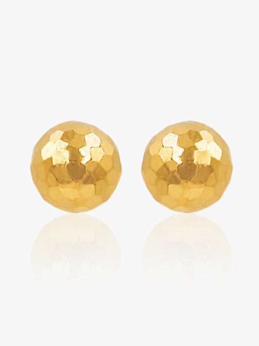 916 Gold Baller Earring
