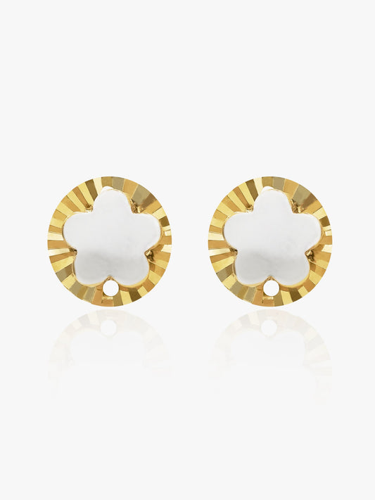 916 Gold Celestial Petal Earring