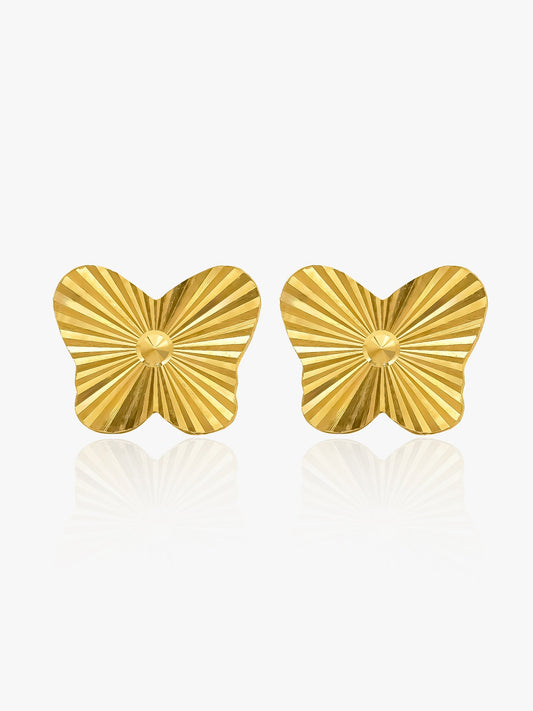 916 Gold Fluttering Earring