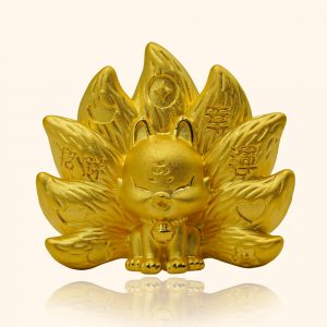 999 Gold Nine Tailed Fox Ornament - Top Gold Shop