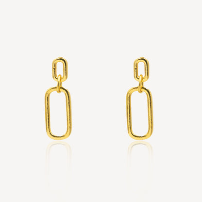 916 Gold Stella Earrings
