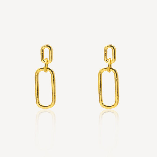 916 Gold Stella Earrings