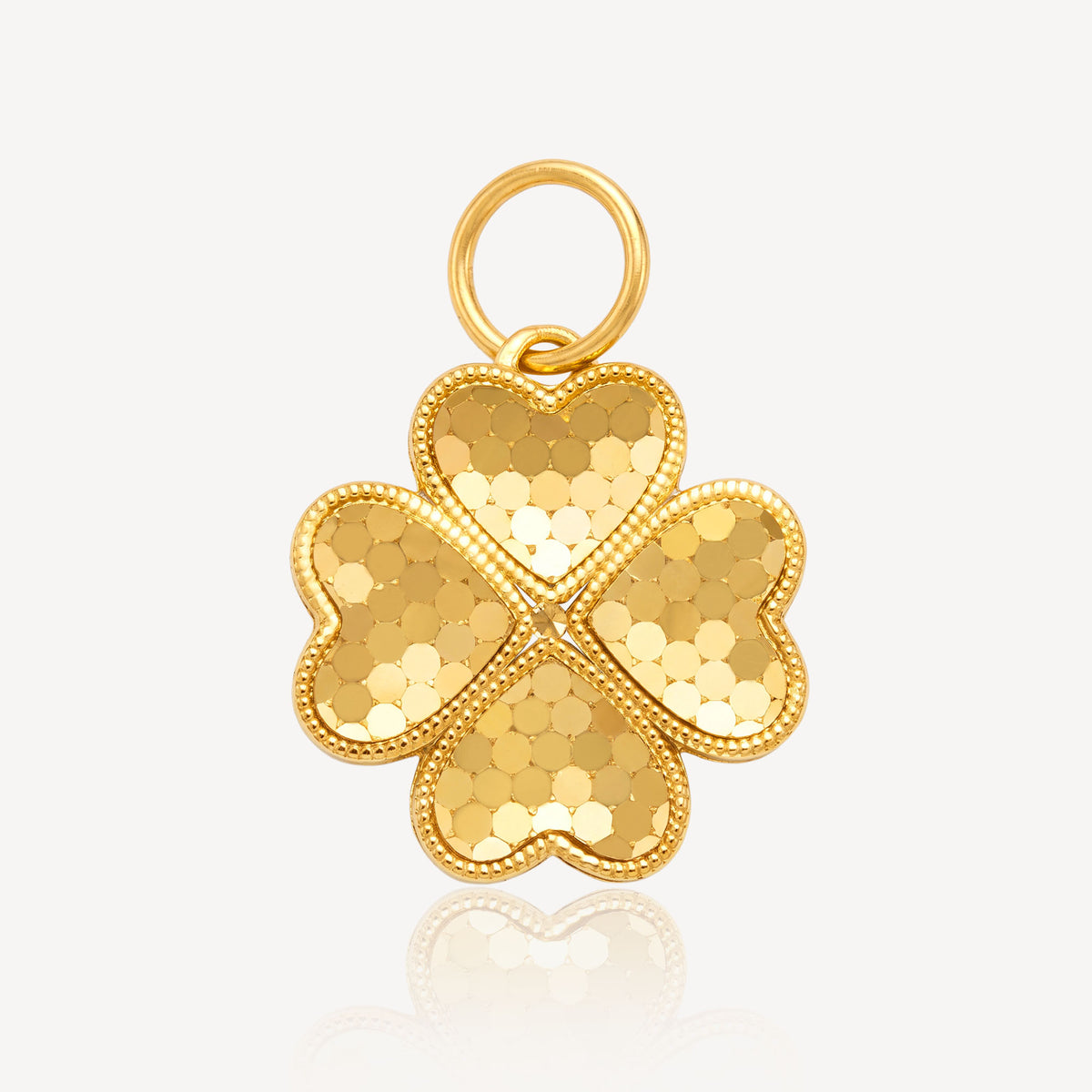916 Gold 4 Heart Pendant