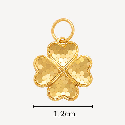 916 Gold 4 Heart Pendant