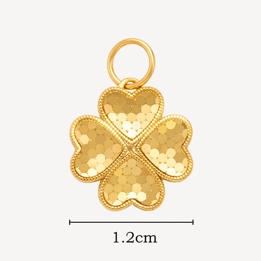 916 Gold 4 Heart Pendant