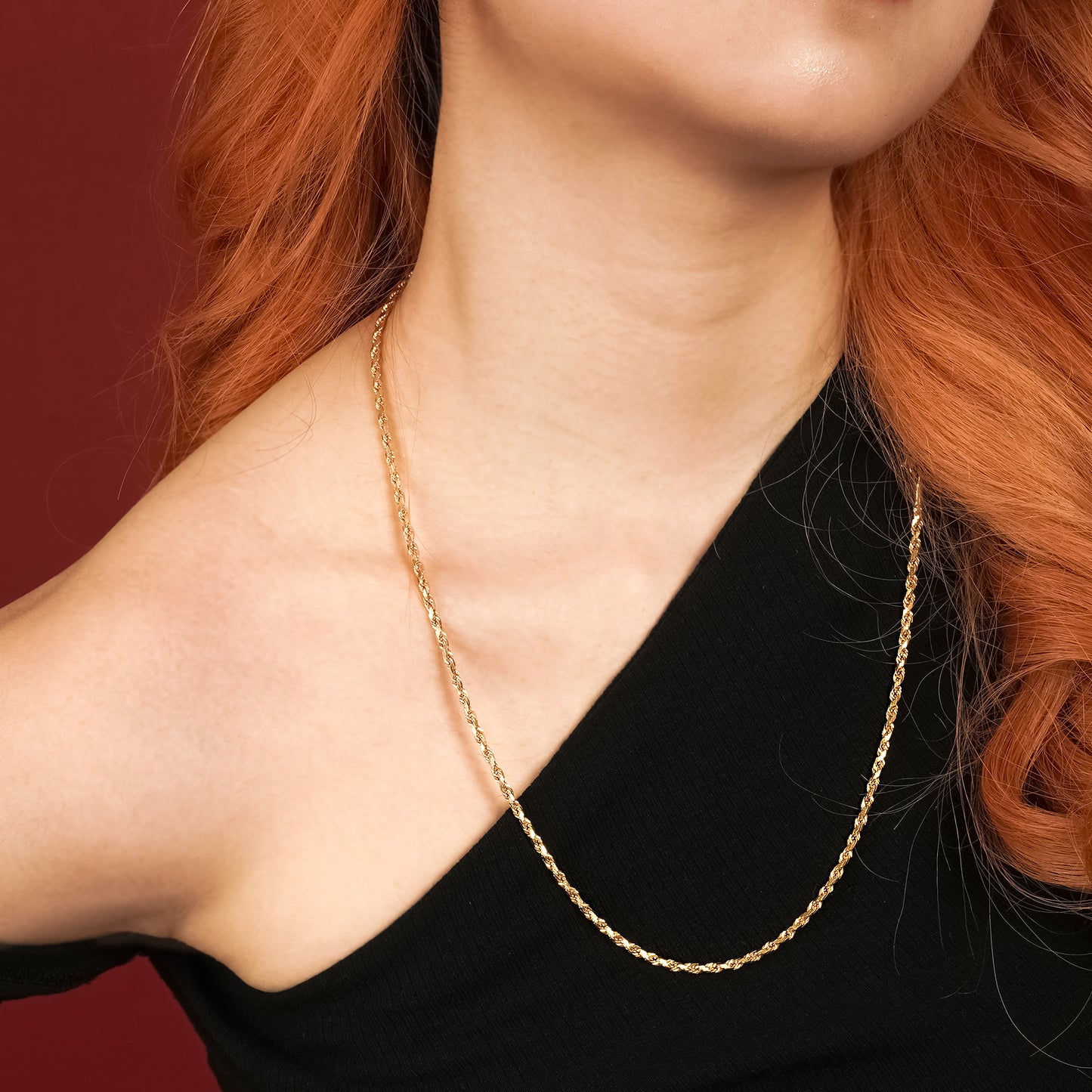 916 Gold Solid Rope Chain [4.6mm]