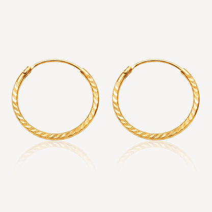 916 Gold Bali Earring