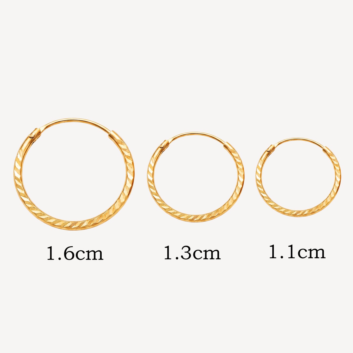 916 Gold Bali Earring