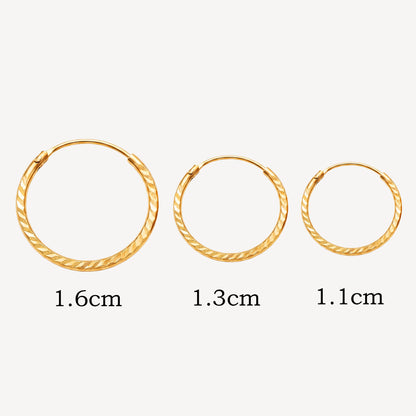 916 Gold Bali Earring