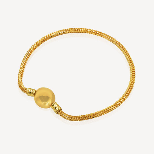 916 Gold Ball Cliff Bracelet